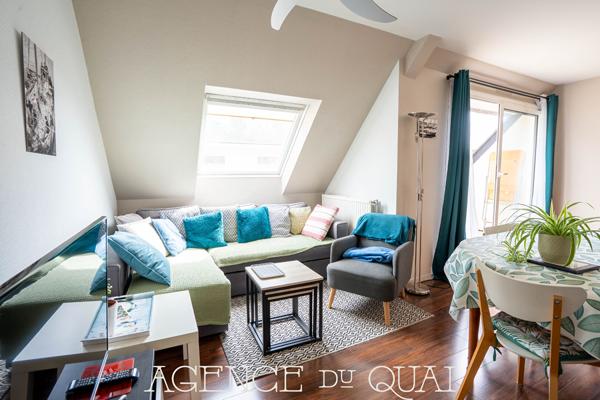 EXCLUSIVITÉ AGENCE DU QUAI - A vendre Appartement T4 de 80 m² centre-ville Concarneau ? 3 chambres, balcon, garage , Concarneau