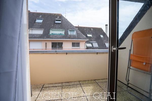 EXCLUSIVITÉ AGENCE DU QUAI - A vendre Appartement T4 de 80 m² centre-ville Concarneau ? 3 chambres, balcon, garage , Concarneau