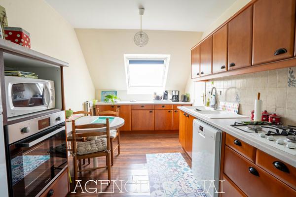 EXCLUSIVITÉ AGENCE DU QUAI - A vendre Appartement T4 de 80 m² centre-ville Concarneau ? 3 chambres, balcon, garage , Concarneau