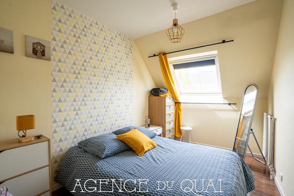 EXCLUSIVITÉ AGENCE DU QUAI - A vendre Appartement T4 de 80 m² centre-ville Concarneau ? 3 chambres, balcon, garage , Concarneau