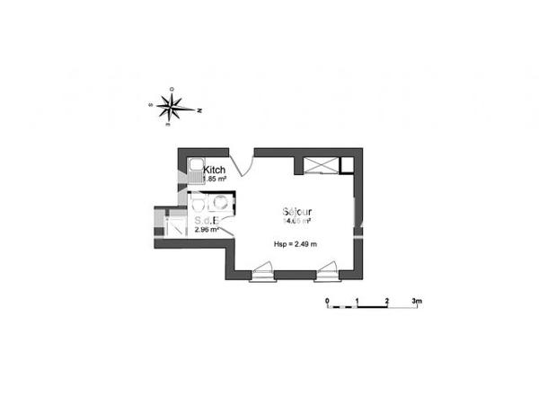 Location Studio 19.5 m² - 6 ALLEE YVES MONTAND Aix En Provence 13100