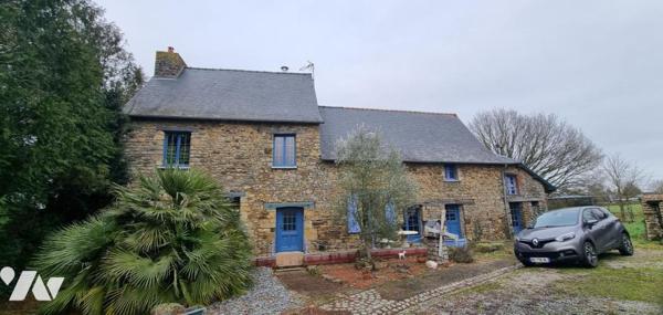 BAIS - Campagne - Maison pierres dépendances terrain-pièce d'eau