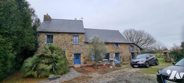 BAIS - Campagne - Maison pierres dépendances terrain-pièce d'eau