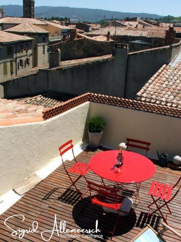 Appartement avec toit terrasse à vendre 4 pièces LIMOUX (11), à 25 min aéroport Carcassonne