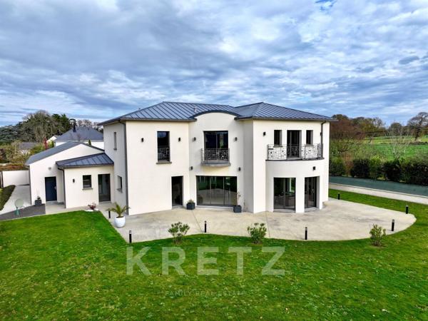 Carolles Baie du Mont St Michel, À 1Km de la plage, maison américaine comtemporaine jardin 14ares