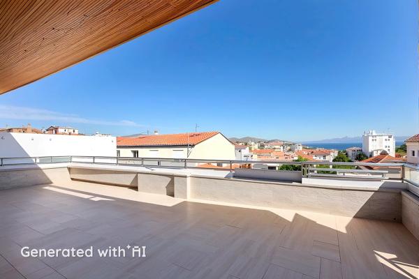 DUPLEX, 140M², DERNIER NIVEAU AVEC 2 TERRASSES ET GARAGE, CANET PLAGE