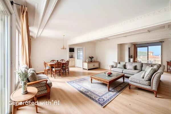 DUPLEX, 140M², DERNIER NIVEAU AVEC 2 TERRASSES ET GARAGE, CANET PLAGE