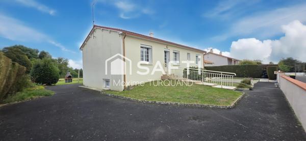 Pavillon sur sous-sol, 105m², 4 chambres, 1000m² de terrain.