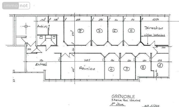 Local professionnel à vendre à Grenoble en Isère (38000), ref : 73007-125