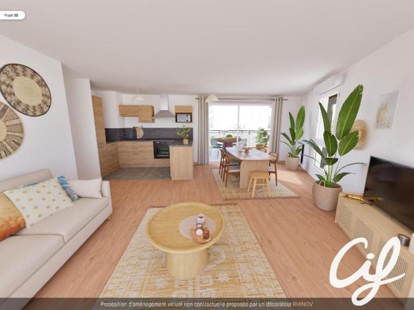 Appartement T4 NANTES Croix Bonneau - 84.2 m2  235 000 Euros