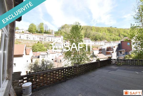 Hôtel de charme sur 5 niveaux avec ascenseur à réhabiliter, à 2 pas du centre balnéo-romain Calodaé