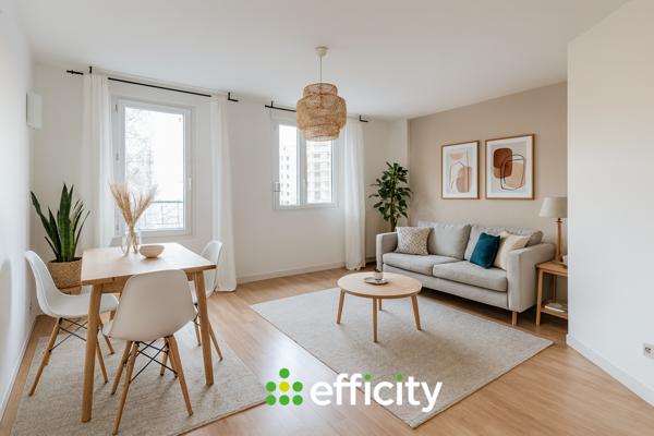 Appartement 2 pièces - 50 m² Exclusivité efficity