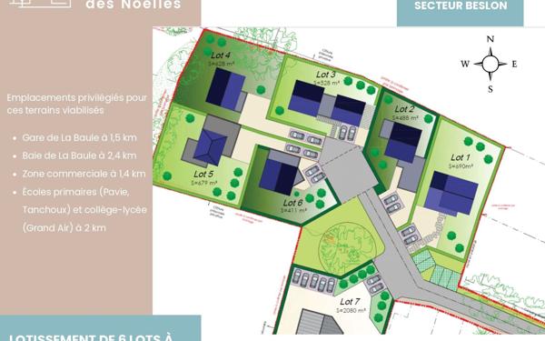 Terrain à vendre    La Baule-Escoublac