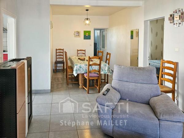 Maison 3 chambres avec dépendance et terrain