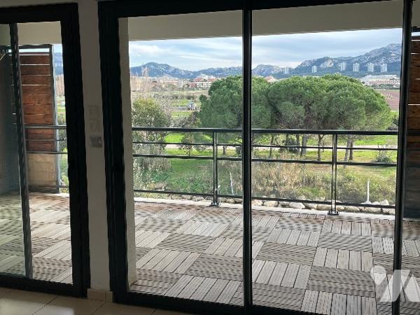 T3 13008 PRADO-PLAGE/ DAVID, résidence standing 86m²,terrasse,garage double vue mer, BORRELY