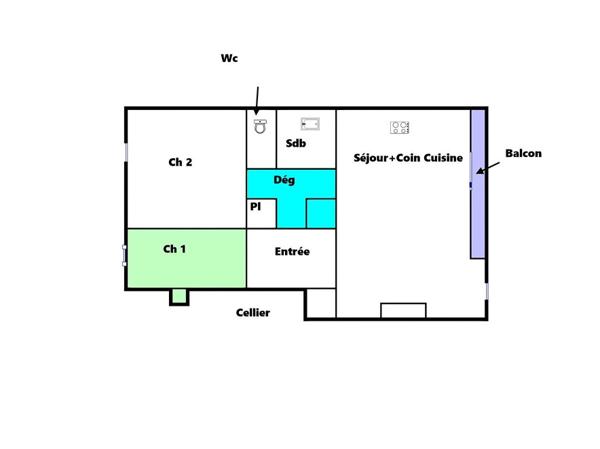 Appartement Courbevoie 3 pièce(s) 72 m2