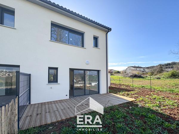 Maison neuve à Puygouzon 97m², jardin et parking