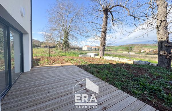 Maison neuve à Puygouzon 97m², jardin et parking
