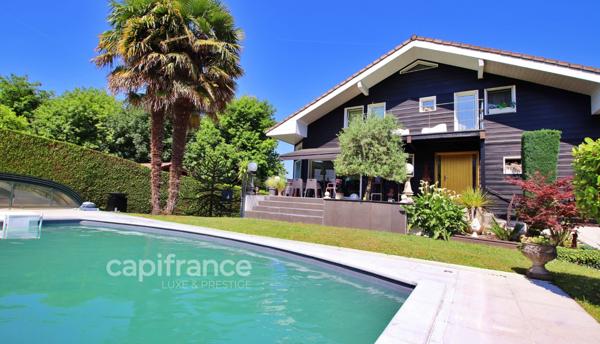 Maison d'architecte à vendre - 6 pièces - vue lac - MARIN (74)