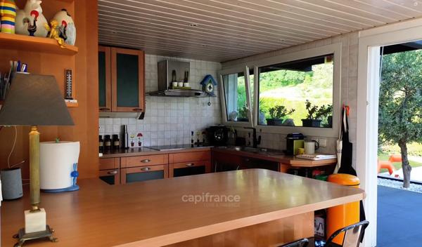 Maison d'architecte à vendre - 6 pièces - vue lac - MARIN (74)