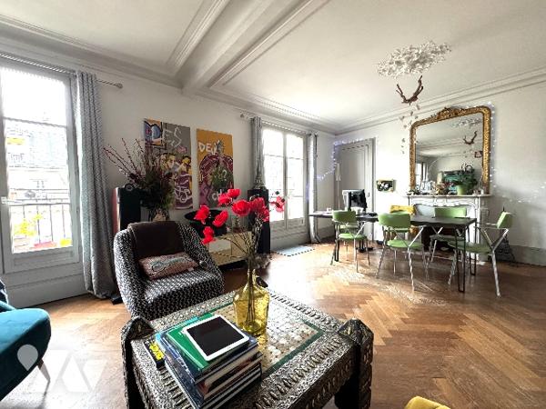 Duplex avec balcon filant Rue Claude Bernard