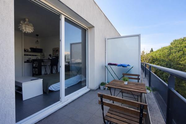 Montpellier (34090) Studio 22m² avec terrasse – Dernier étage – Opportunité investissement maîtrisé