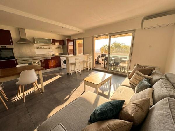 Appartement Nice Corniche Fleurie 3 pièces 65 m2 terrasse vue mer
