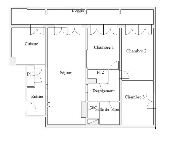 Appartement à vendre 4 pièces MONTPELLIER (34) avec parking