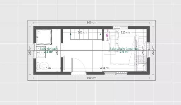 maison 2 pièces 20m² à vendre à Hagetmau