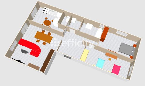 Appartement 3 pièces - 73 m²