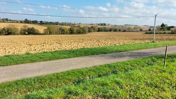 Terrain 1989m² Fleurance (32500) 843m² constructible