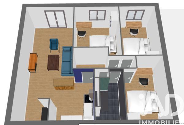 Appartement à vendre 4 pièces 64 m² Angoulême