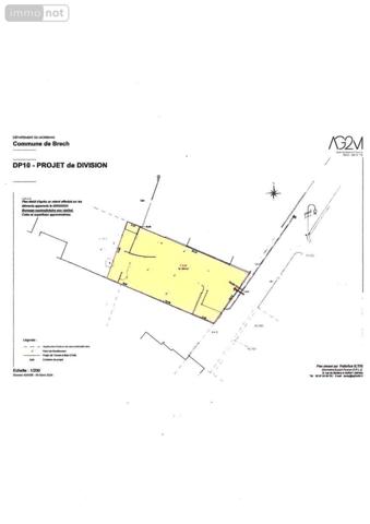 Terrain à Batir à vendre à Brech dans le Morbihan (56400), ref : 56023-1264