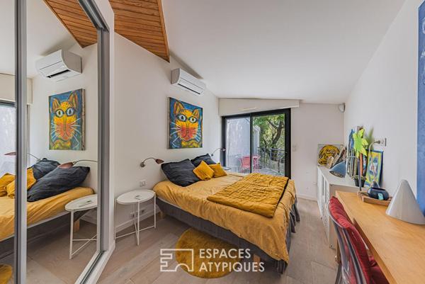 Villa d’architecte dans un écrin végétal à Pereire