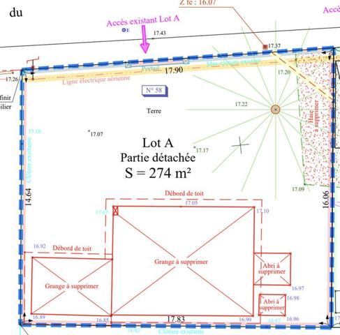 Terrain Lacanau 274m² centre ville