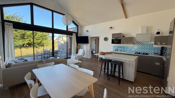 QUIBERON - Maison d'architecte de plain-pied de 2021 avec 3 chambres à vendre