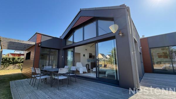 QUIBERON - Maison d'architecte de plain-pied de 2021 avec 3 chambres à vendre