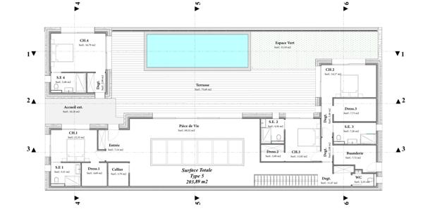 Maison d'architecte  à terminer de type T5 de 380 m² à Porticcio