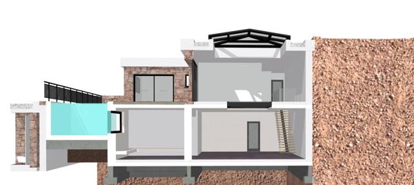 Maison d'architecte  à terminer de type T5 de 380 m² à Porticcio
