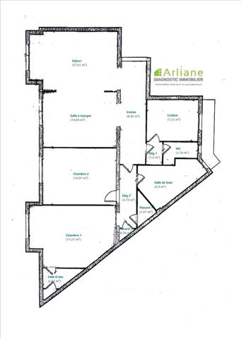 Appartement à vendre 4 pièces 97 m² Paris 20