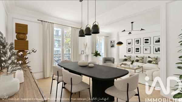 Appartement à vendre 4 pièces 97 m² Paris 20