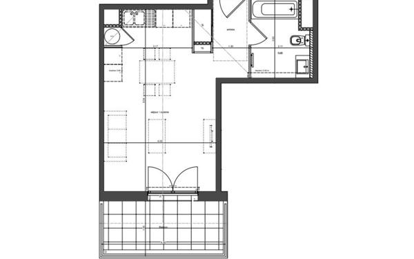 Appartement à vendre    1 pièce •  Thyez