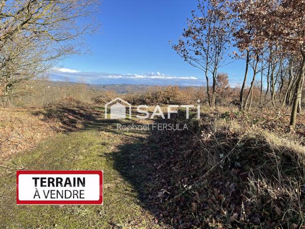 Grand terrain avec CU position dominante