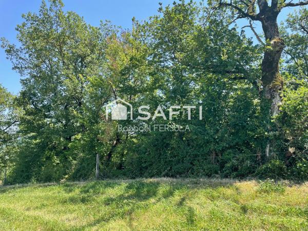 Grand terrain avec CU position dominante