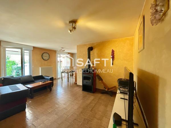 Maison de plain-pied 80m2, 3 chambres et garage