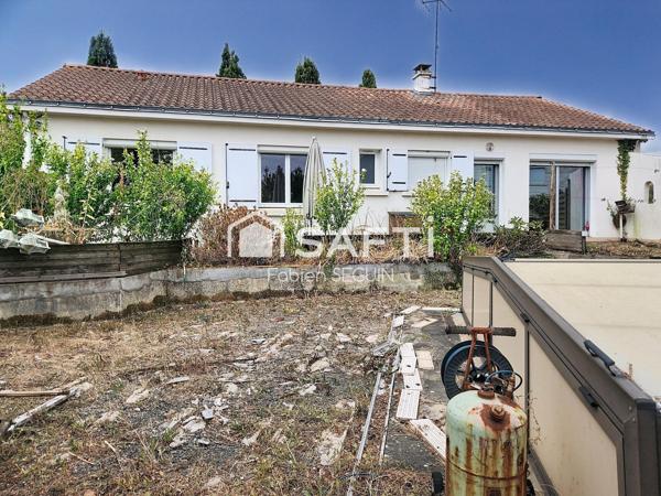 Pavillon indépendant sur sous-sol 4 chambres, à rénover !