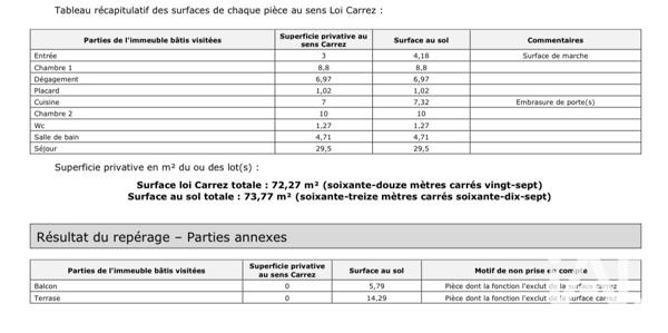 Appartement à vendre 4 pièces 73,77 m² La Courneuve