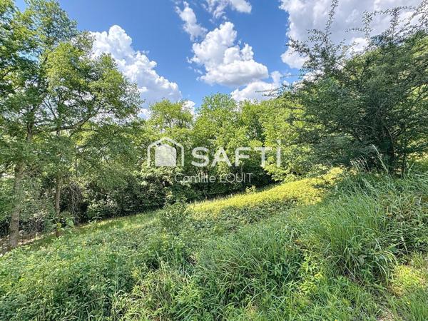 Maison familiale vue dominante et jardin arboré – Latresne
