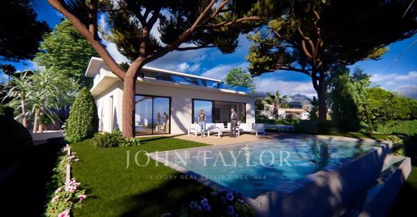 ROQUEBRUNE CAP MARTIN - VILLA 5 CHAMBRES VUE MER - PISCINE - GARAGE