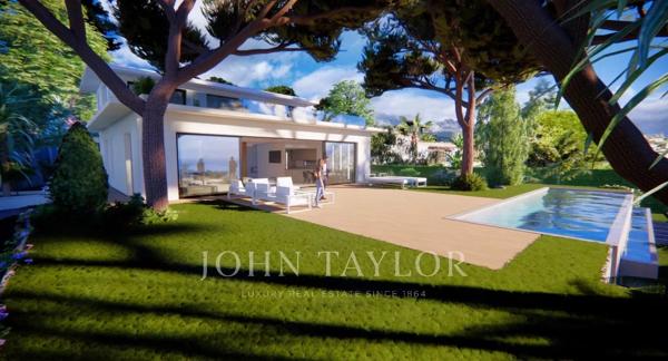 ROQUEBRUNE CAP MARTIN - VILLA 5 CHAMBRES VUE MER - PISCINE - GARAGE